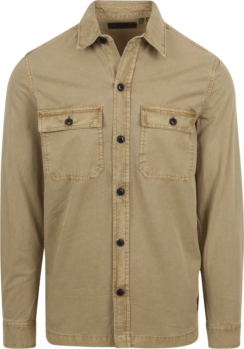 Superdry Overshirt Military Beige - Größe L günstig online kaufen