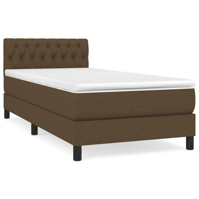 vidaXL Boxspringbett Bett Boxspringbett mit Matratze und LED Stoff (90 x 19 günstig online kaufen