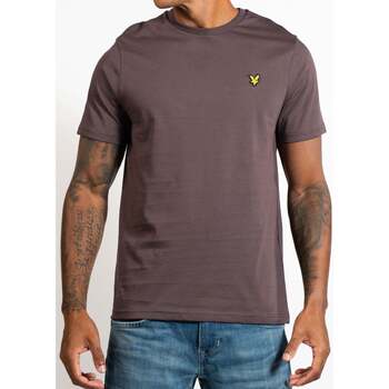 Lyle & Scott  T-Shirts & Poloshirts Plain t-shirt - espresso günstig online kaufen