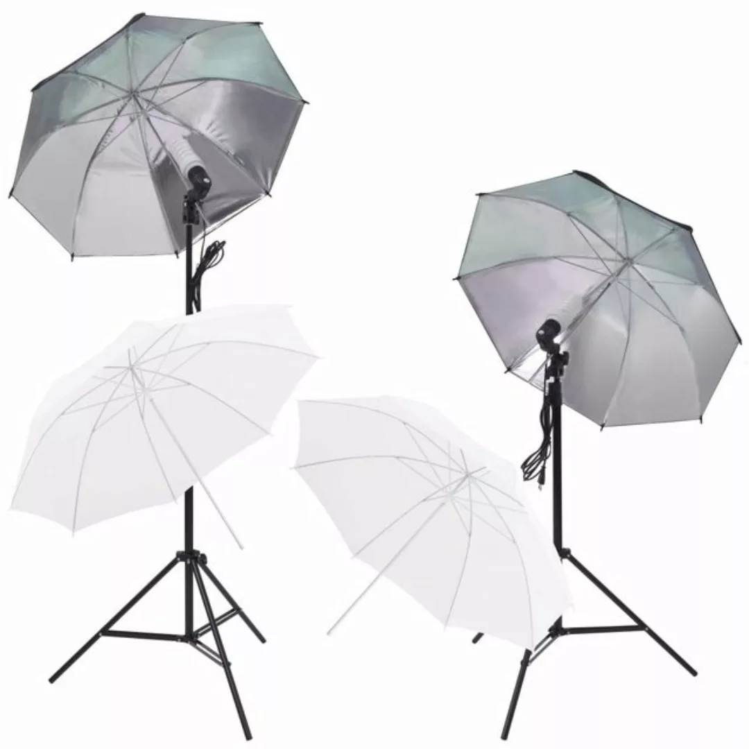 Fotostudio-set Softbox-lampen, Schirm, Hintergrund, Reflektor günstig online kaufen