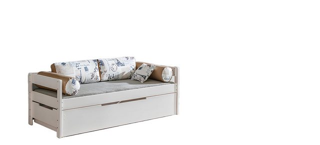 Xlmoebel Bett Neues Doppelbett mit integriertem Stauraum für Kinder- und (B günstig online kaufen