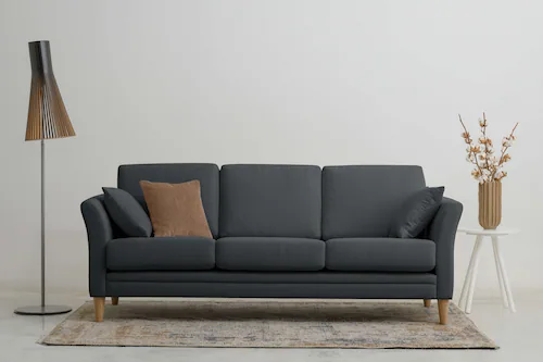 Home affaire 3-Sitzer "Arellano, Breite 217 cm", klassisches Design, 2 Zier günstig online kaufen