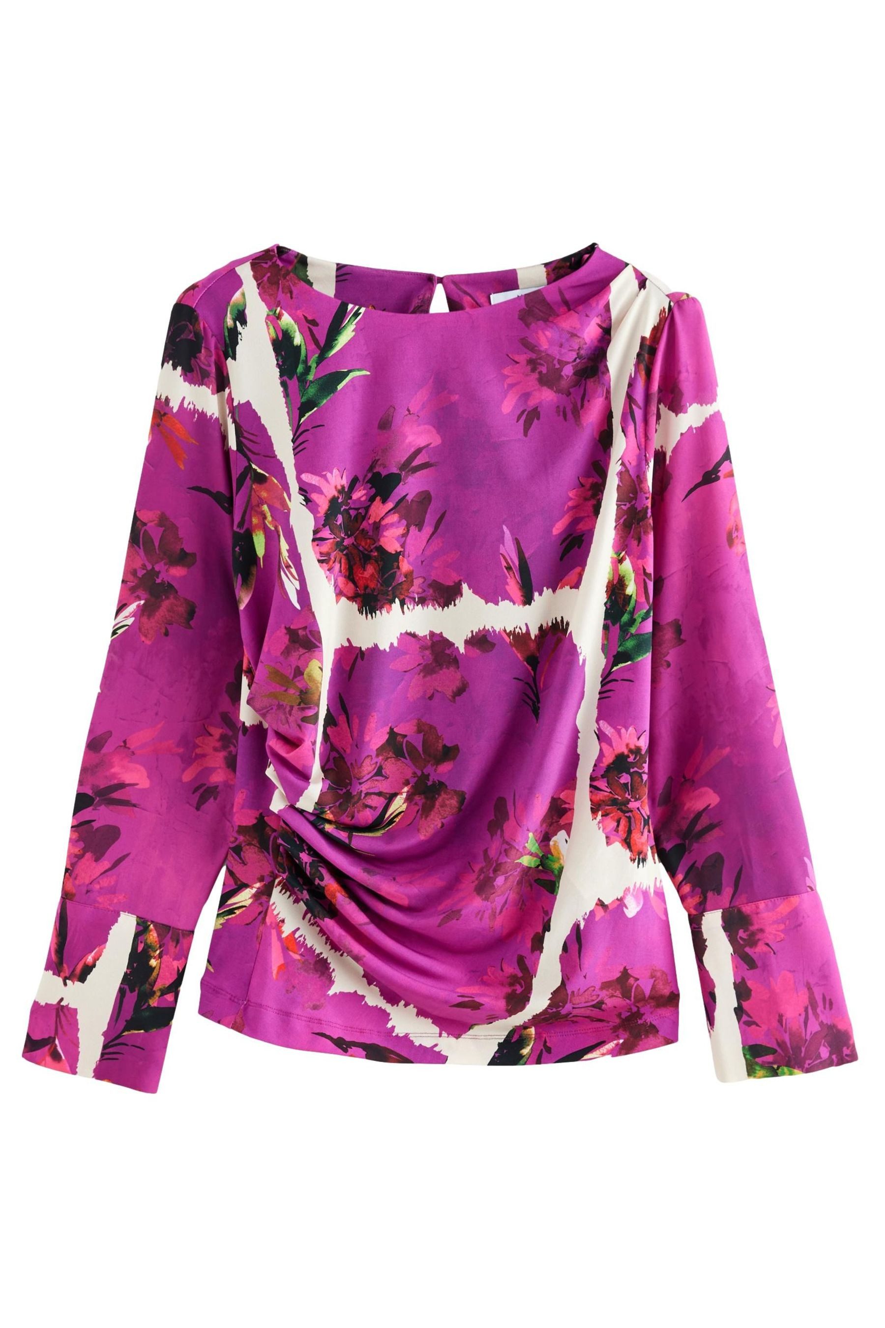 Next Langarmbluse Langärmelige Bluse mit Rüschendetails günstig online kaufen