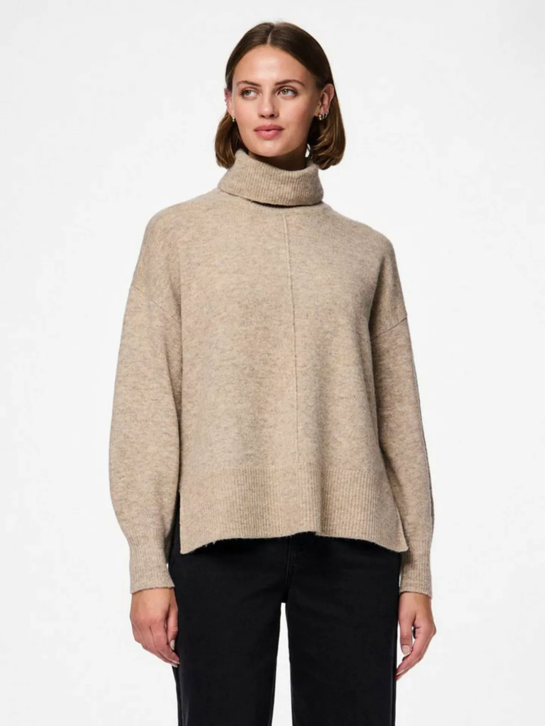 pieces Rollkragenpullover PCMALOU LS ROLLNECK KNIT NOOS BC günstig online kaufen