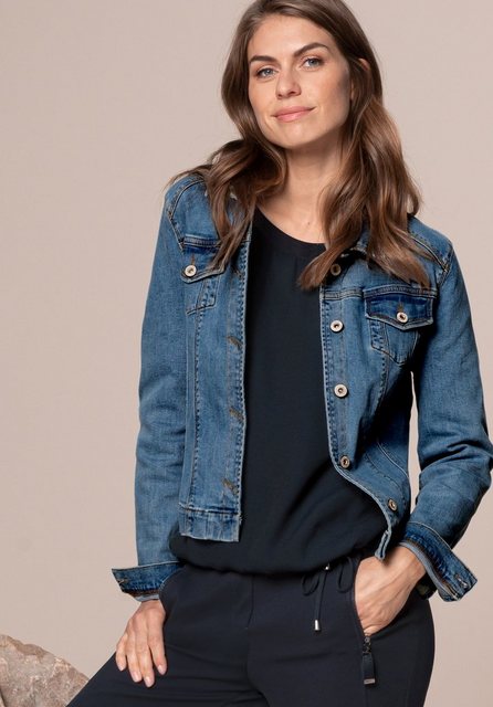 bianca Jeansjacke TATJA aus elastischem blue Denim in coolem Look günstig online kaufen