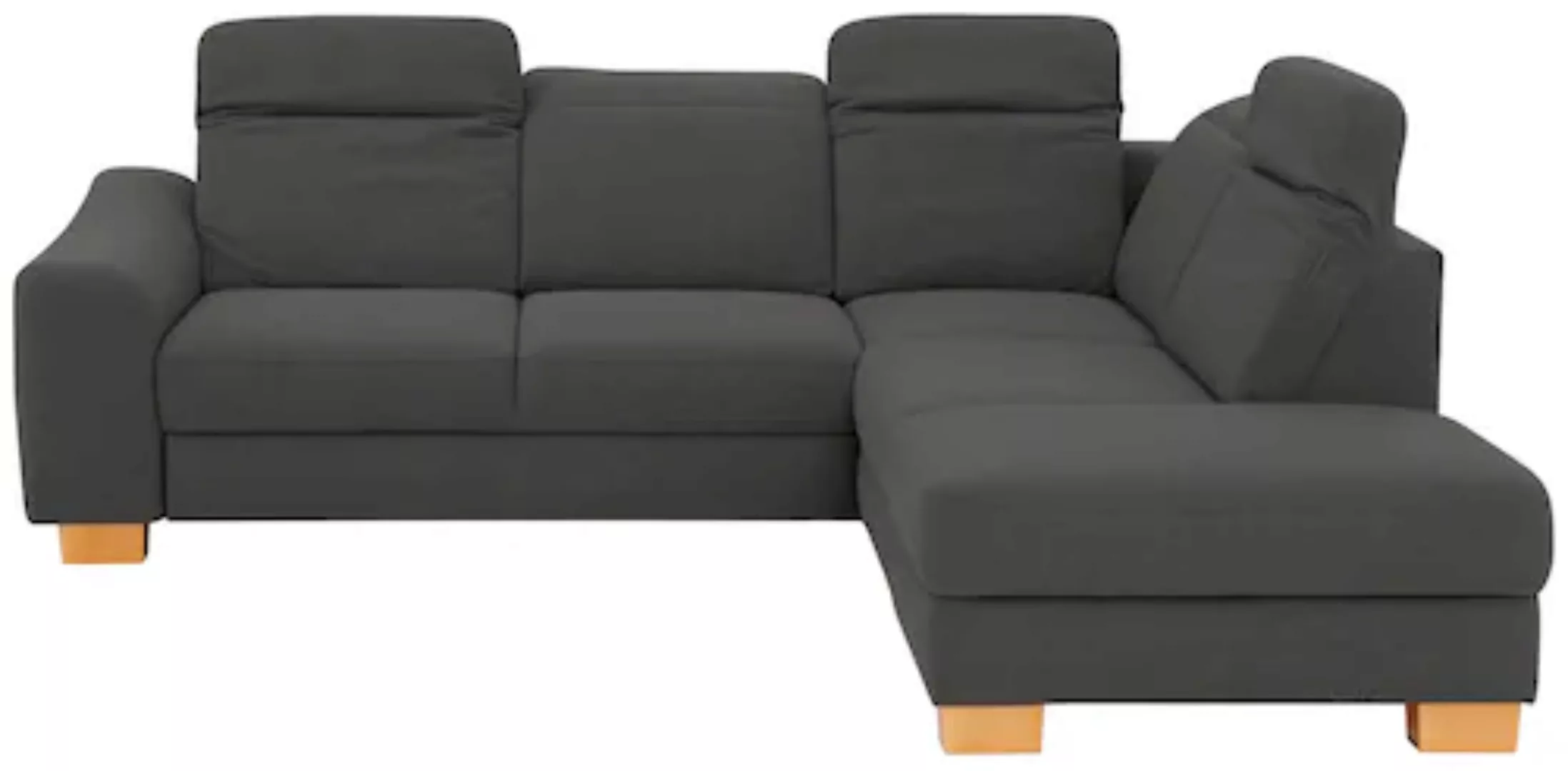 Home affaire Ecksofa »Dundee L-Form«, wahlweise mit Kopfteilverstellung und günstig online kaufen