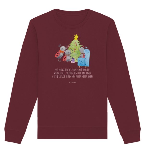 Mr. & Mrs. Panda Longpullover Größe L Weihnachten Smörle - Burgundy - Gesch günstig online kaufen