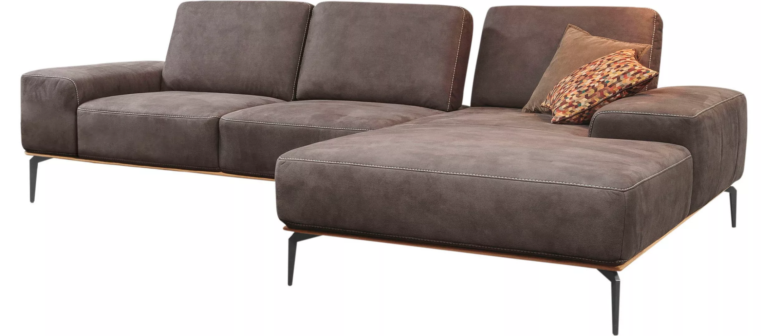 W.SCHILLIG Ecksofa "run, Designsofa mit tollem Sitzkomfort, bequem, L-Form" günstig online kaufen