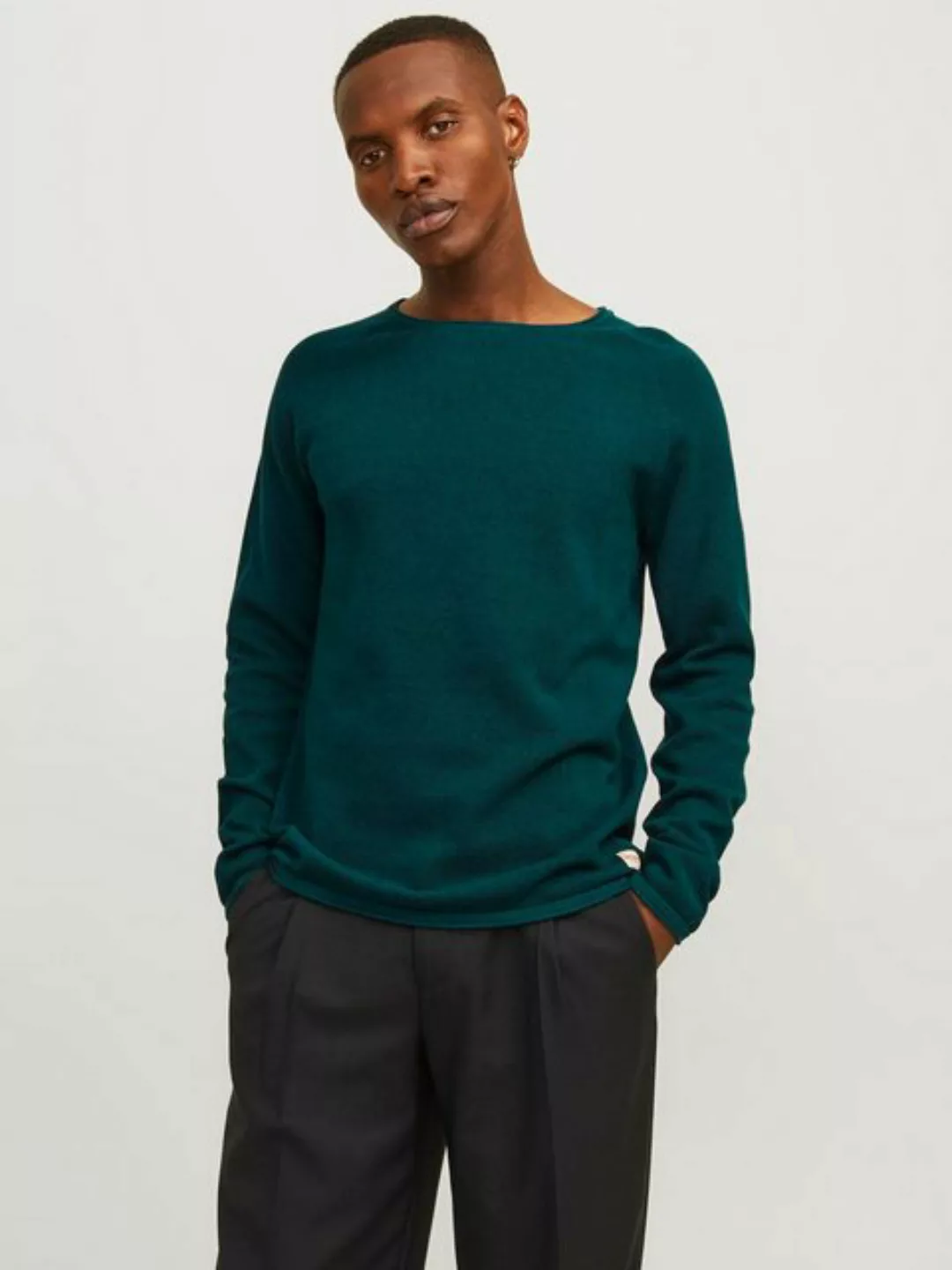 Jack & Jones Rundhalspullover JJEHILL KNIT CREW NECK NOOS günstig online kaufen