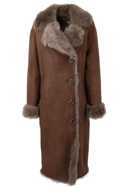 Hollert Winterjacke Toscana Lammfellmantel Inna Braun günstig online kaufen