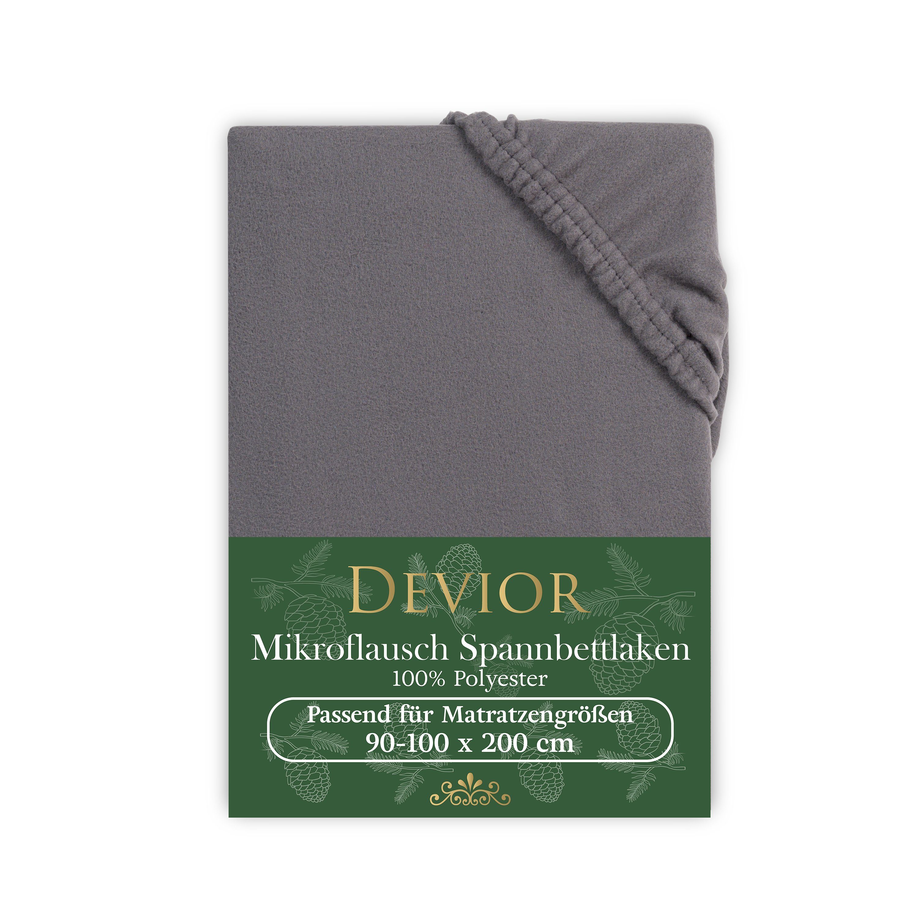 Devior Spannbettlaken Spannbetttuch Bettlaken Winter Flausch günstig online kaufen