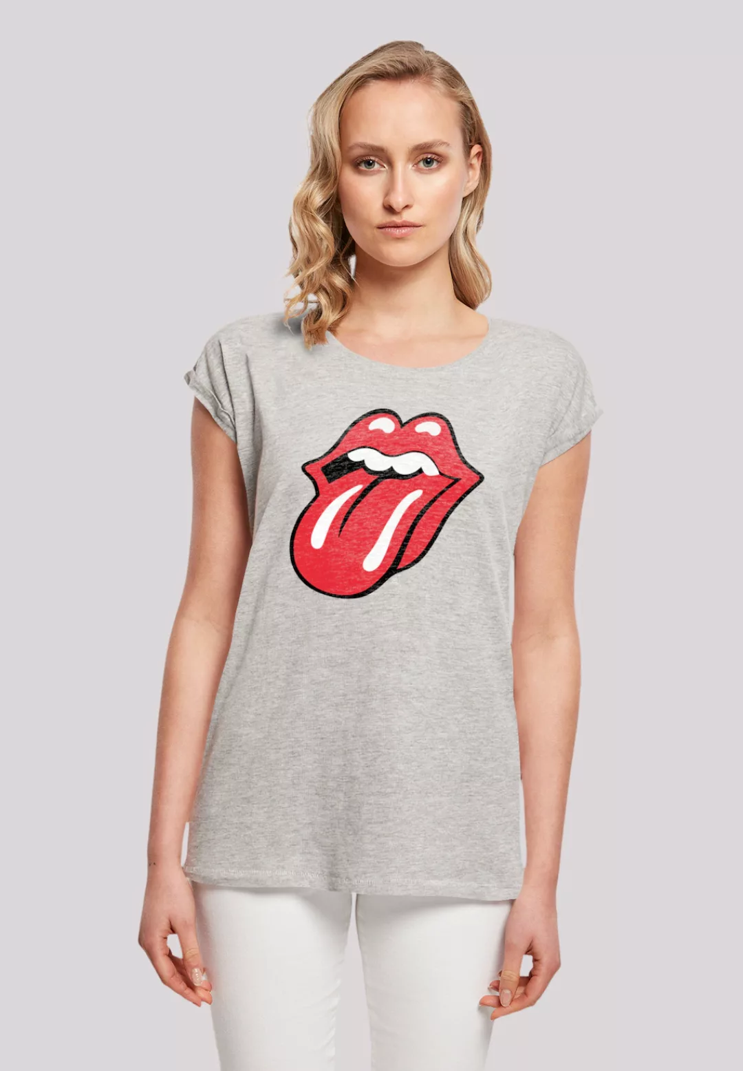 F4NT4STIC T-Shirt "The Rolling Stones Zunge Rot" günstig online kaufen