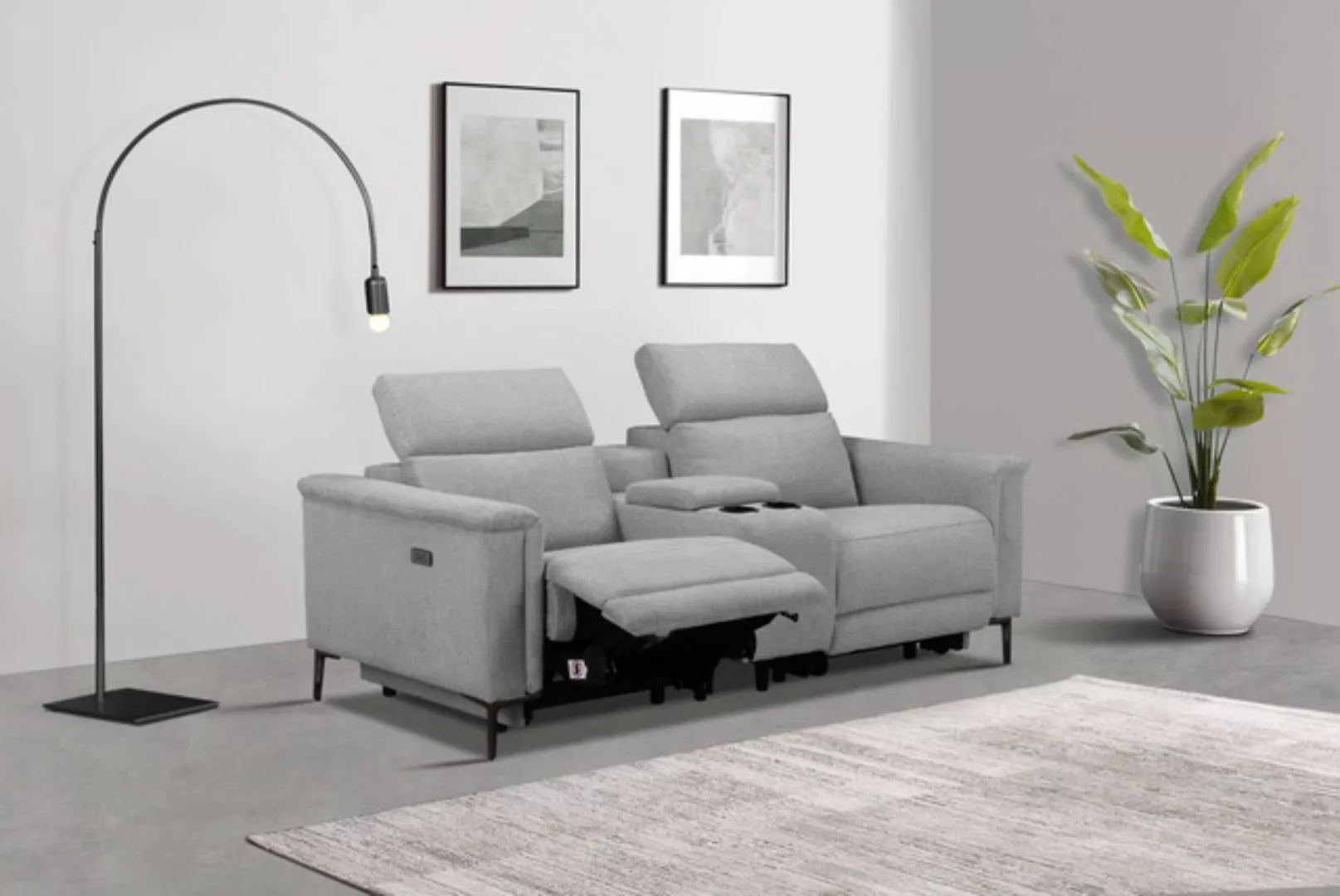 Places of Style 2-Sitzer »Lund, 2er-Kinosofa, TV-Sessel, Multimedia-Sofa,«, günstig online kaufen