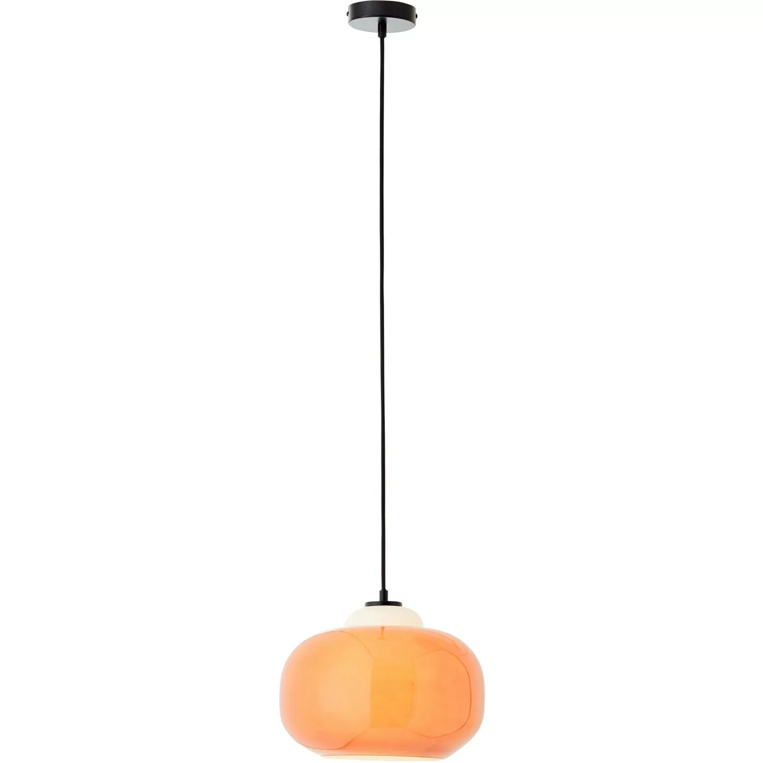 Brilliant Pendelleuchte Blop Ø 30 cm Orange günstig online kaufen