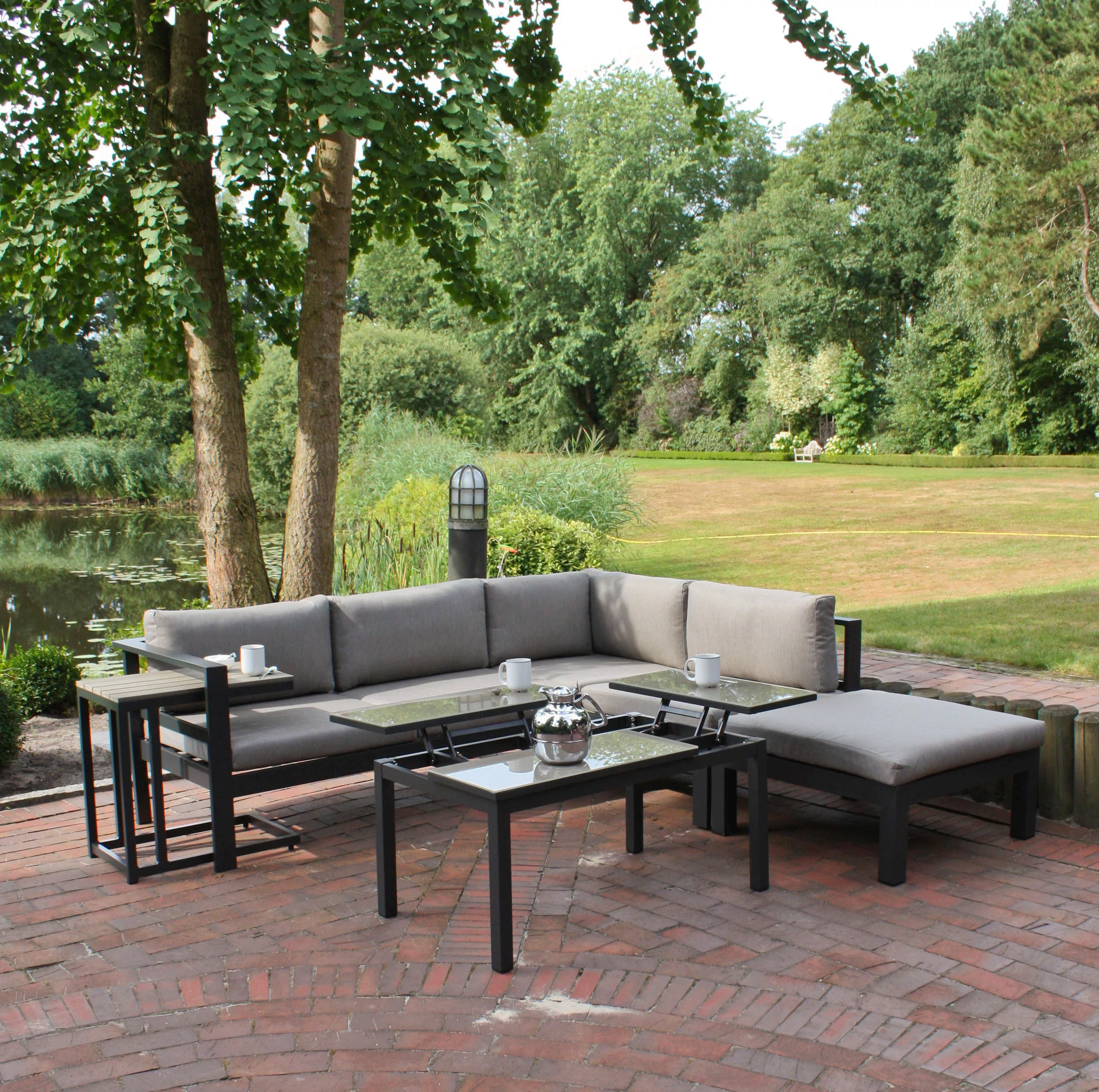 Garden Pleasure Gartenlounge-Set "MIRANDA", (5 tlg.) günstig online kaufen