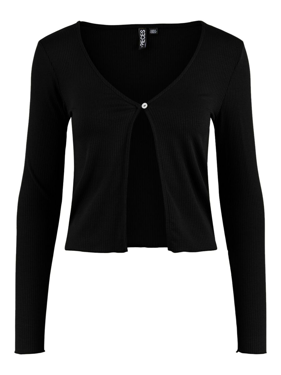 PIECES Pcfobs Strickjacke Damen Schwarz günstig online kaufen