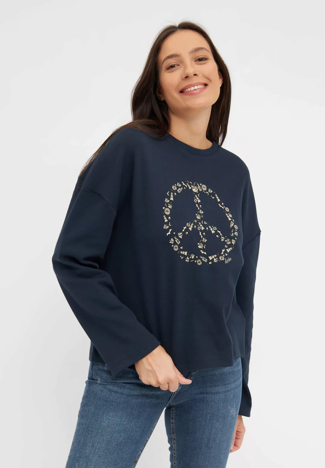 Derbe Sweatshirt Peace Damen Sweatshirt (1-tlg) günstig online kaufen