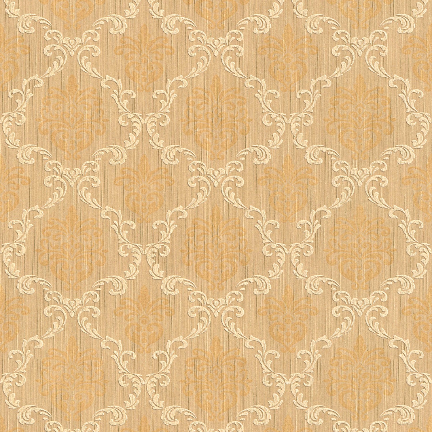 Tadessi Tapete Barock Samuel M1 No 3782 Vliestapete Orange Beige Klassik Ba günstig online kaufen