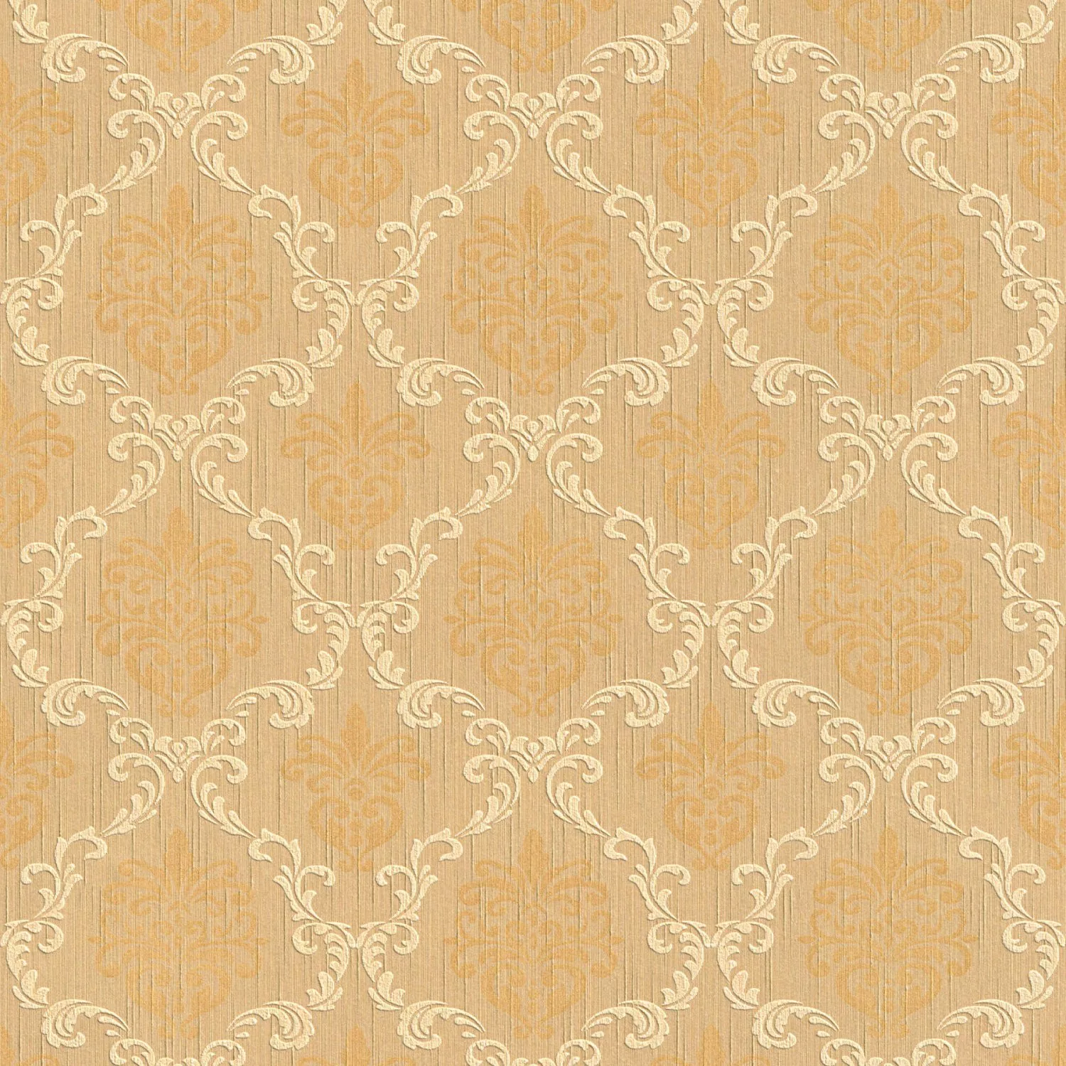 Tadessi Tapete Barock Samuel M1 No 3782 Vliestapete Orange Beige Klassik Ba günstig online kaufen