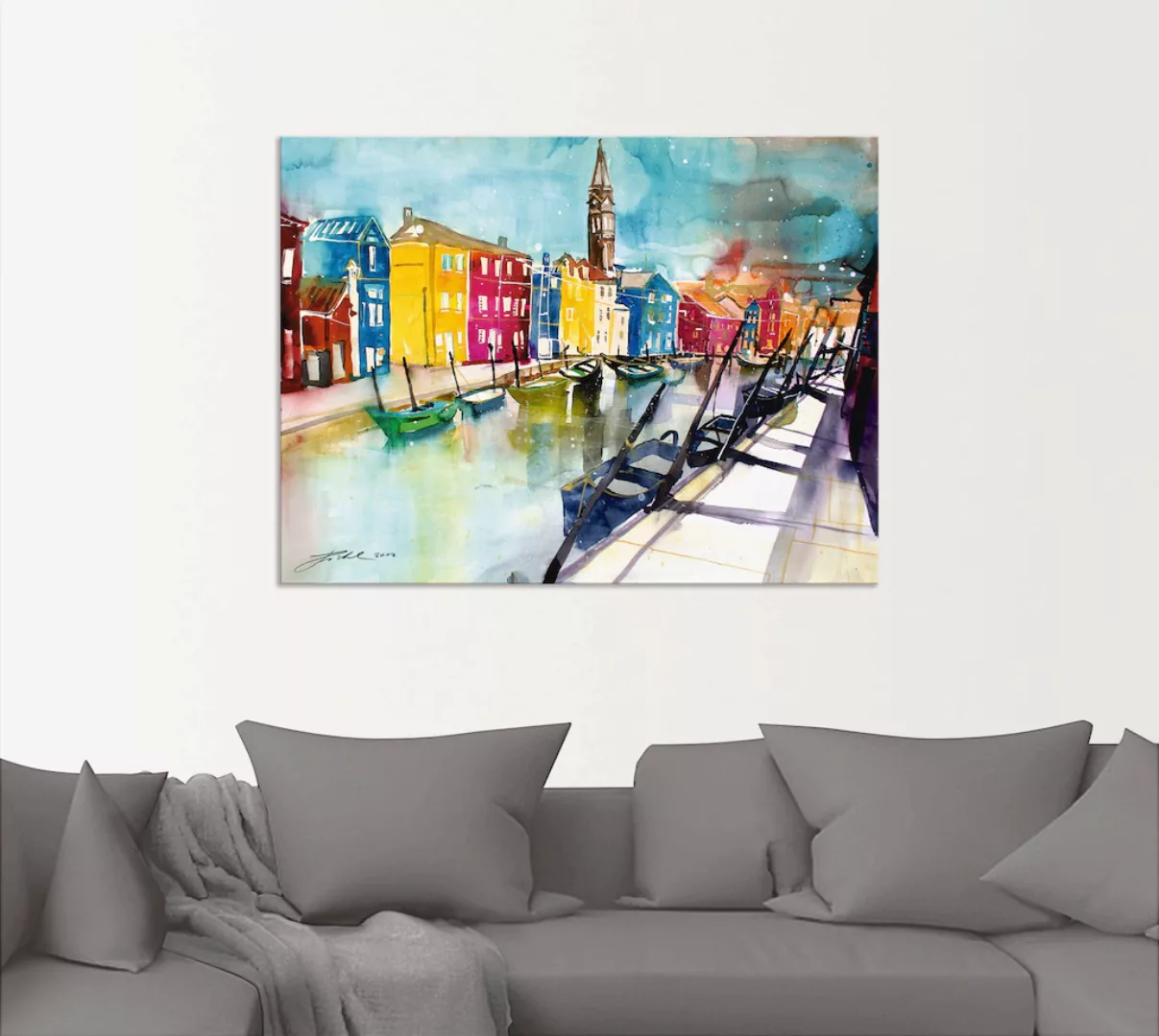 Artland Wandbild »Venedig«, Italien, (1 St.), als Alubild, Outdoorbild, Lei günstig online kaufen