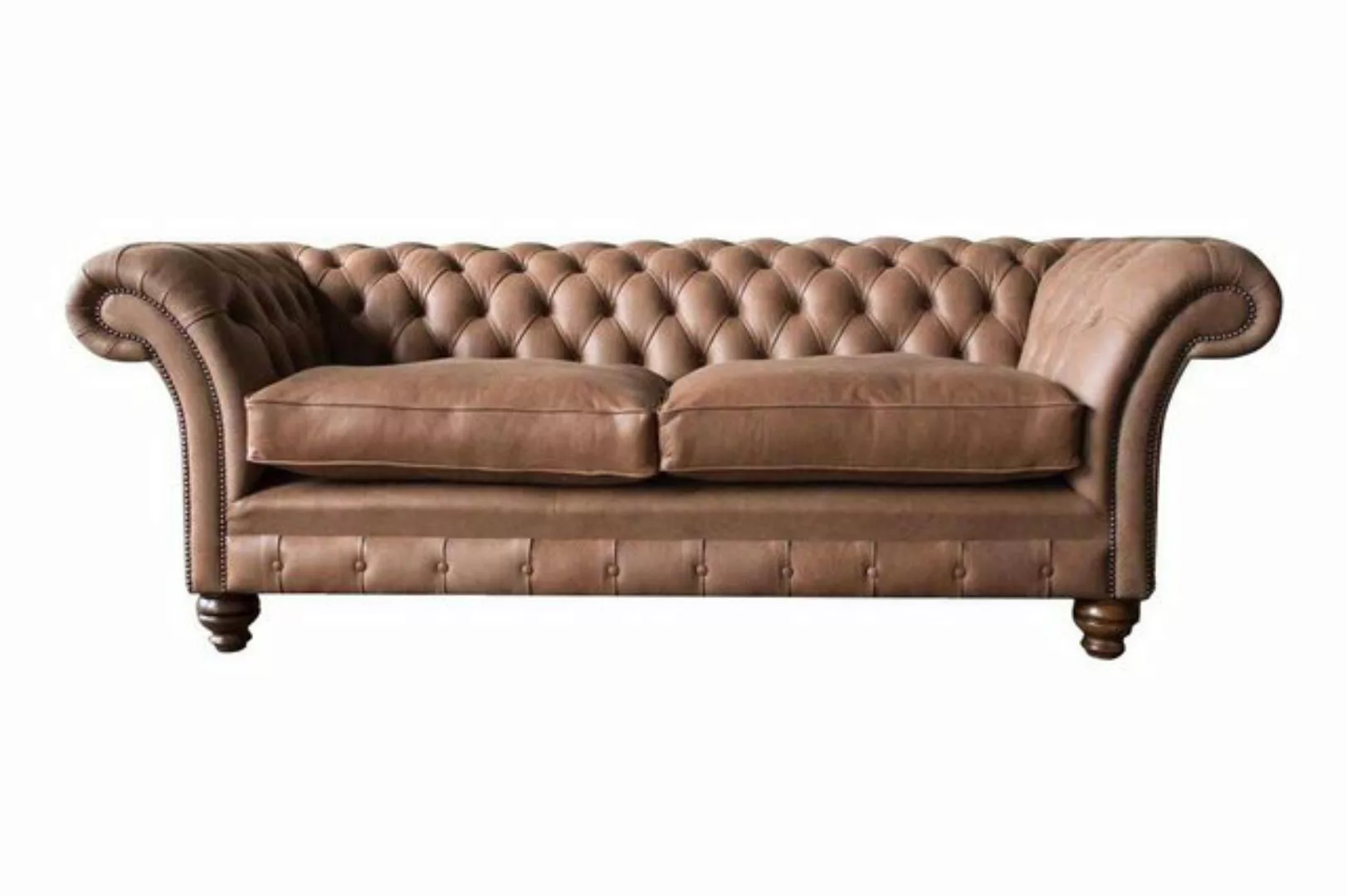 JVmoebel Sofa Chesterfield Sofa Design Luxus Leder Polster Klassische Sofa günstig online kaufen