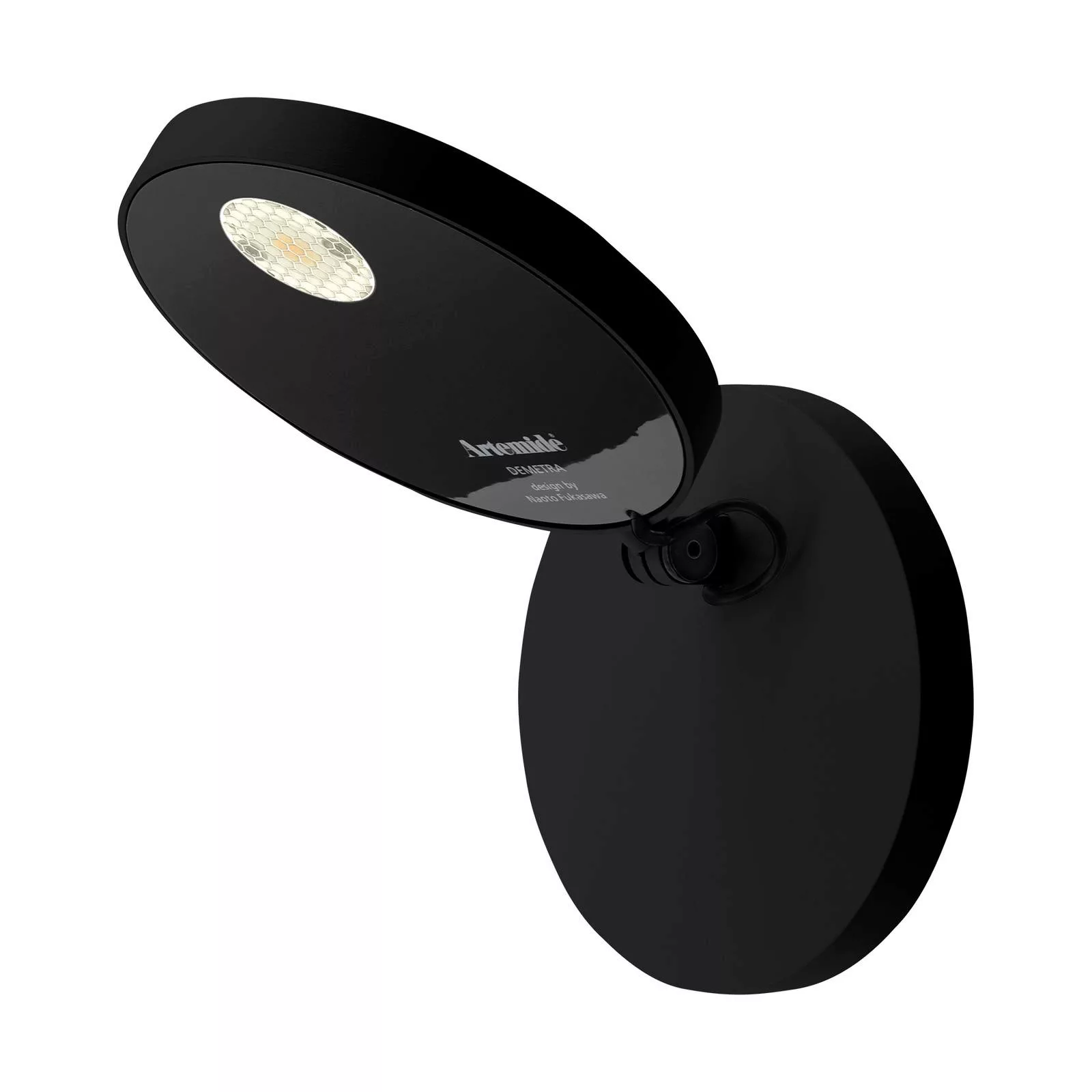 Artemide - Demetra Faretto LED Wandleuchte - schwarz/matt/3000K/385lm/CRI=9 günstig online kaufen