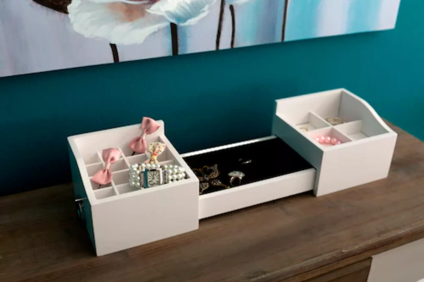 Myflair Möbel & Accessoires Kosmetikbox "Marlisa, weiß" günstig online kaufen