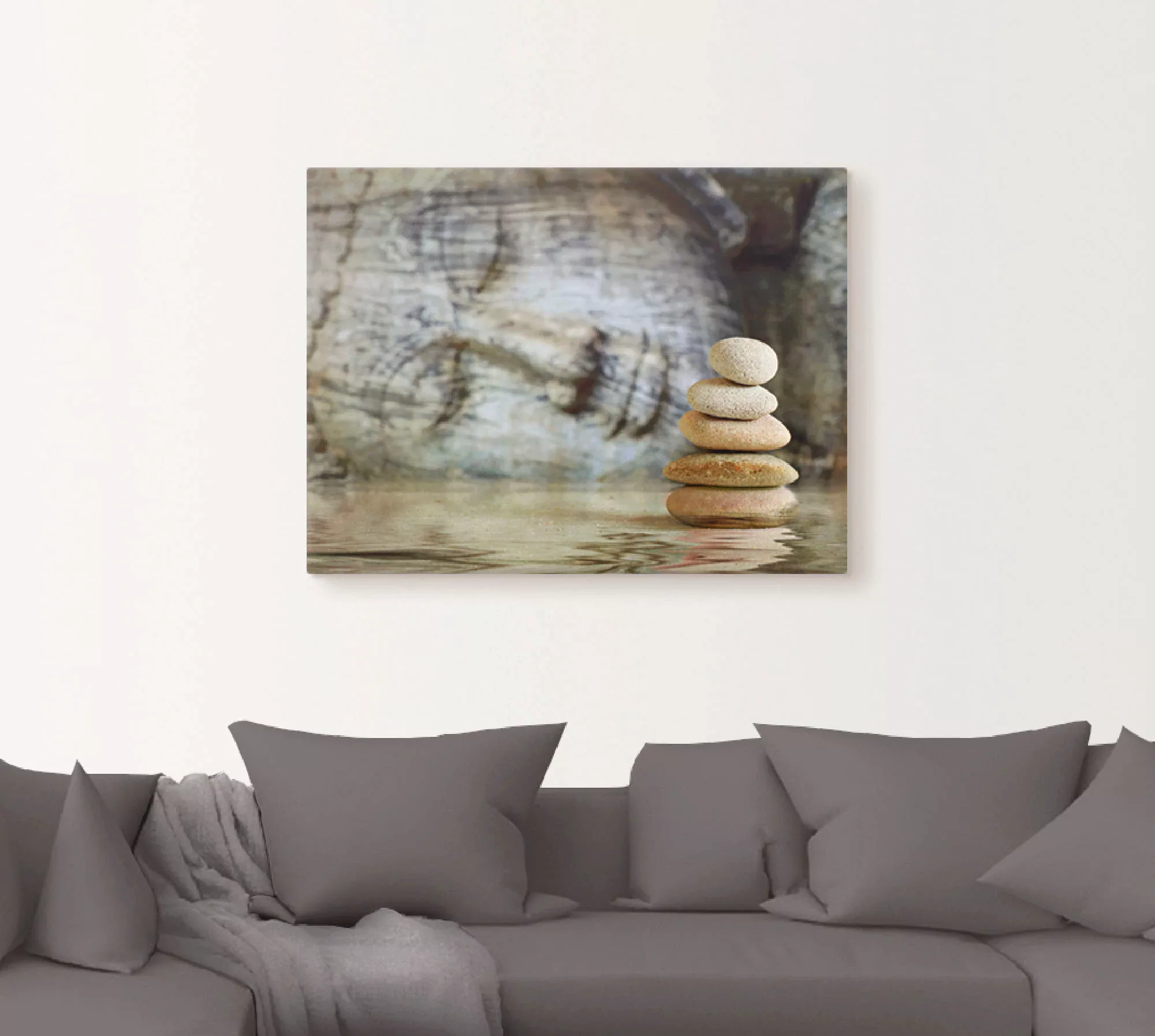 Artland Wandbild »Wassertempel«, Zen, (1 St.), als Leinwandbild in verschie günstig online kaufen