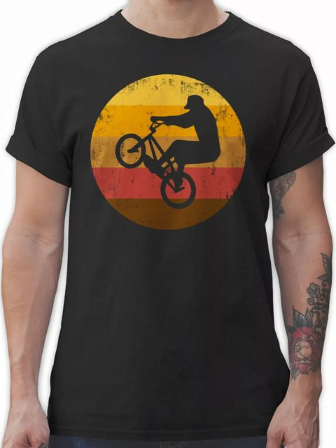 Shirtracer T-Shirt BMX Jump I Geschenk BMX Fahrer I BMX Fan Fahrrad Bekleid günstig online kaufen