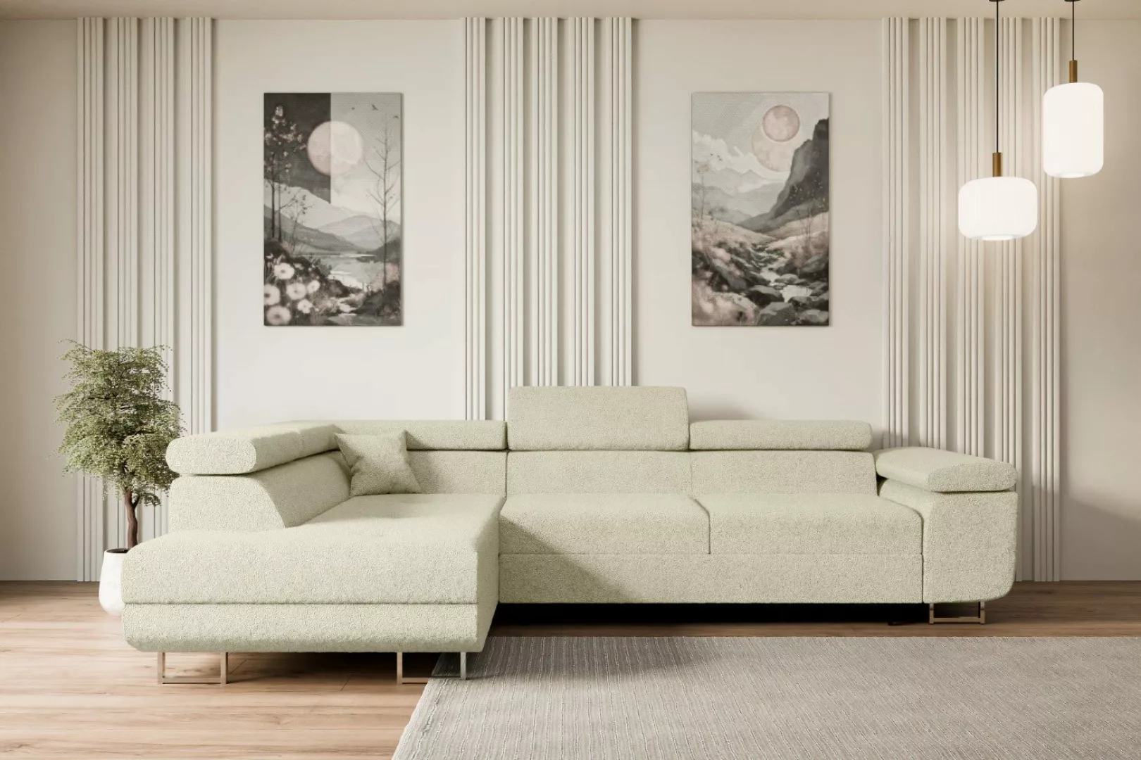 ALTDECOR Ecksofa GUSA-L, Couch mit Schlaffunktion, günstig online kaufen