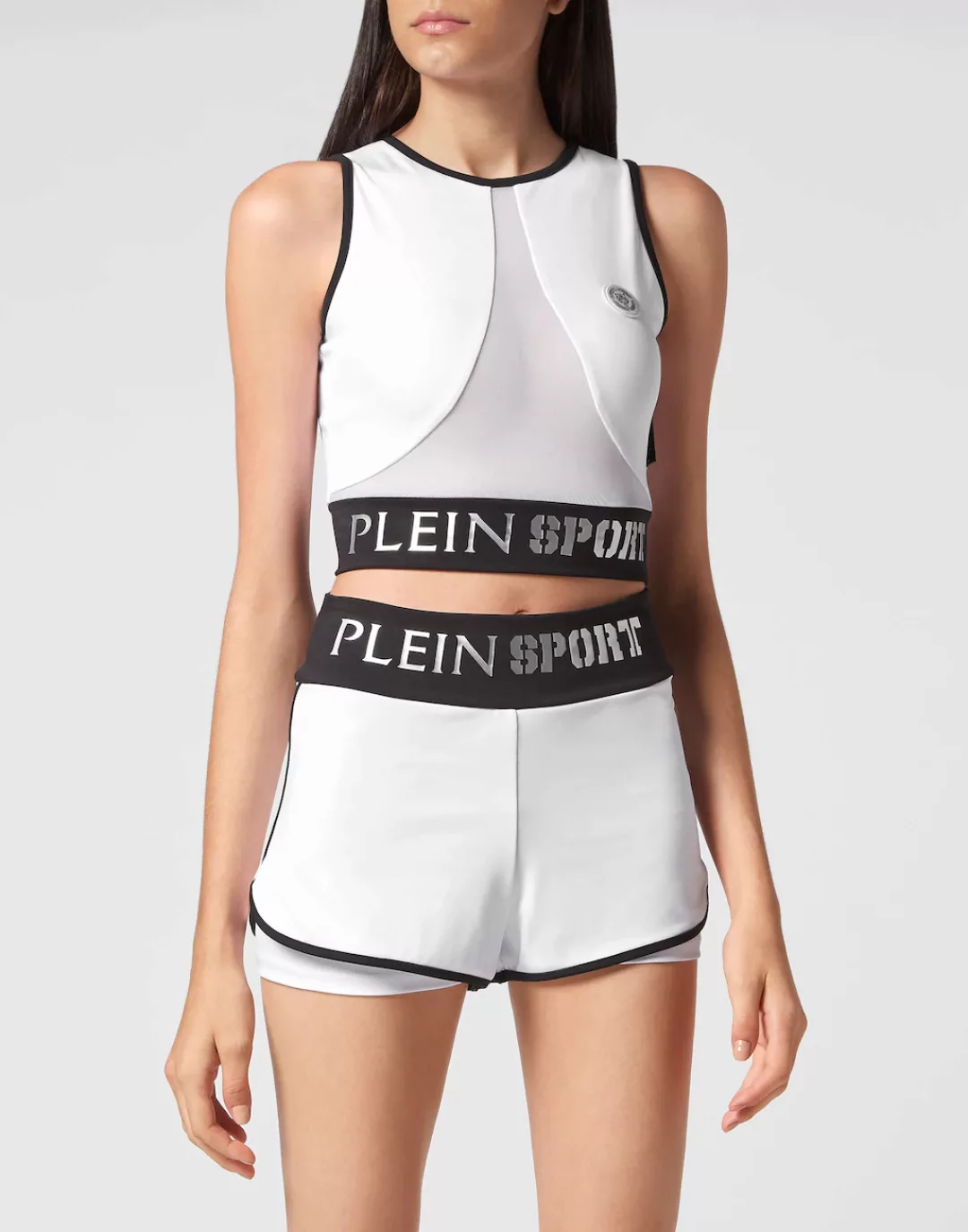 PLEIN SPORT Lauftop "Sport Top Cropped Top" günstig online kaufen