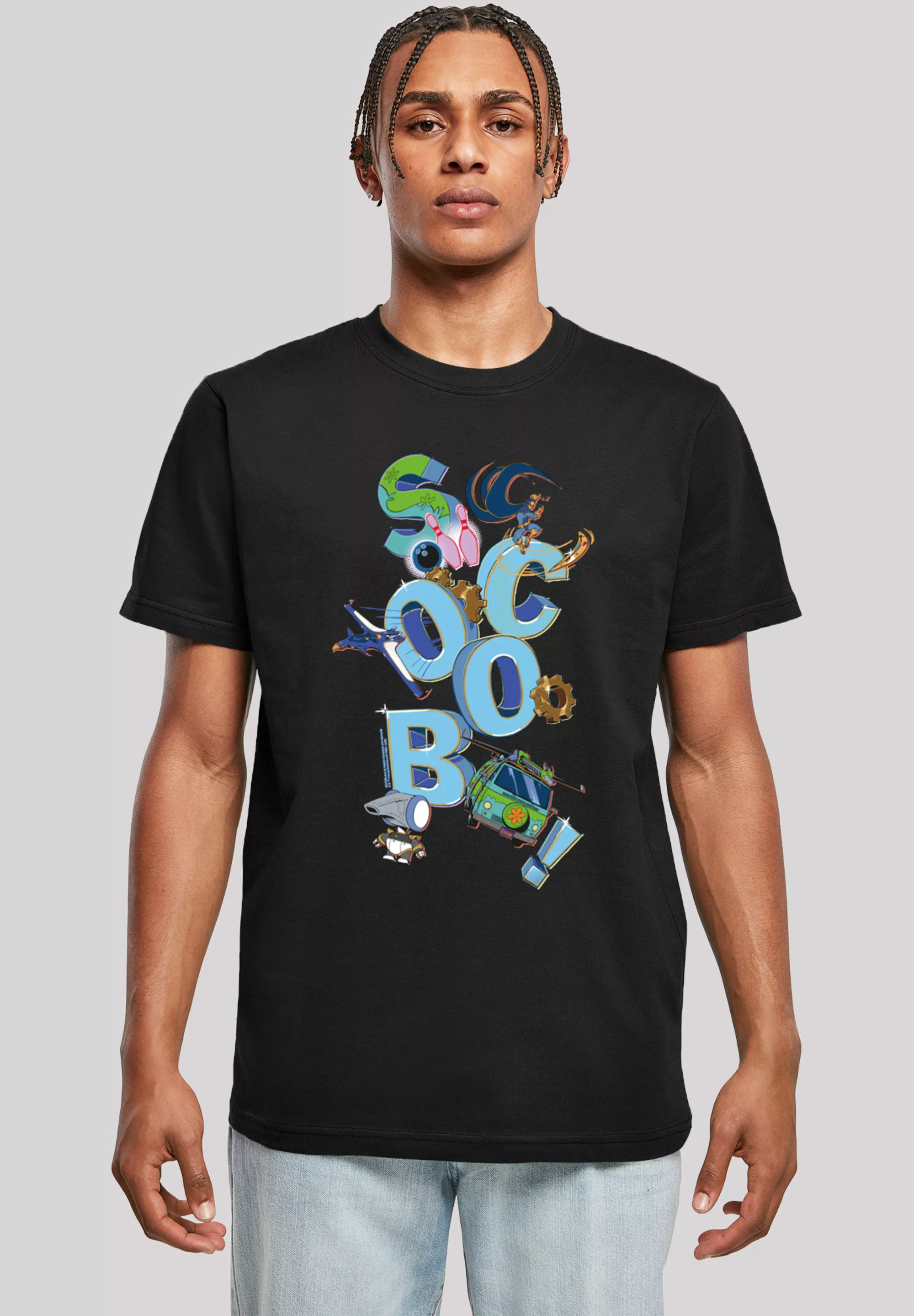 F4NT4STIC T-Shirt "Scooby Doo Letters Jumble", Herren,Premium Merch,Regular günstig online kaufen