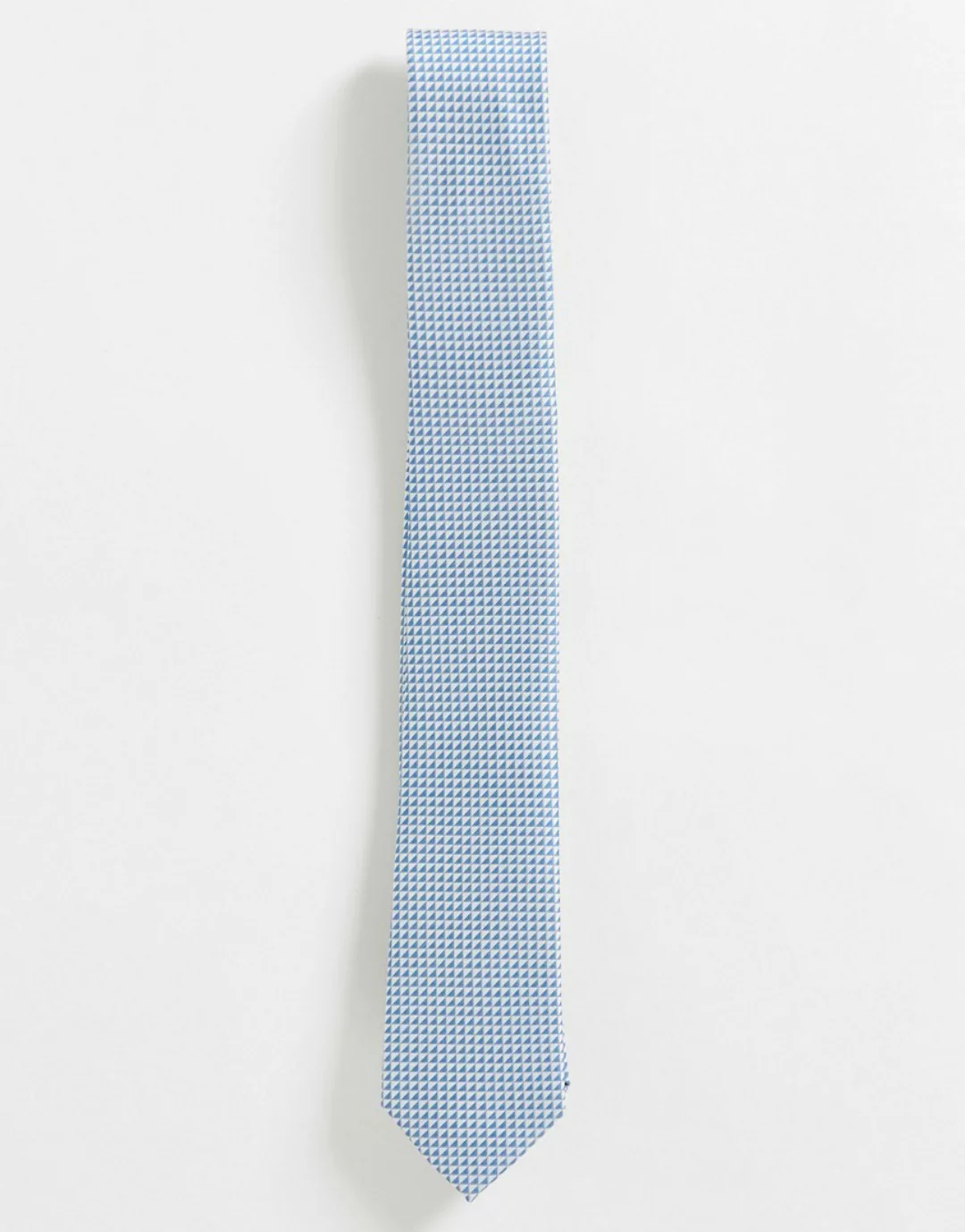 French Connection – Krawatte mit kleinem geometrischen Muster-Marineblau günstig online kaufen