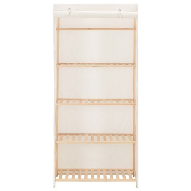 vidaXL Kleiderschrank Kleiderschrank Stoffschrank Weiß 79 x 40 x 170 cm Sto günstig online kaufen