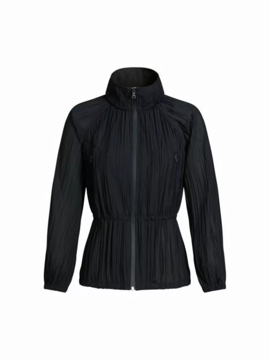 Esprit Blouson Plissierte Jacke mit Stehkragen günstig online kaufen