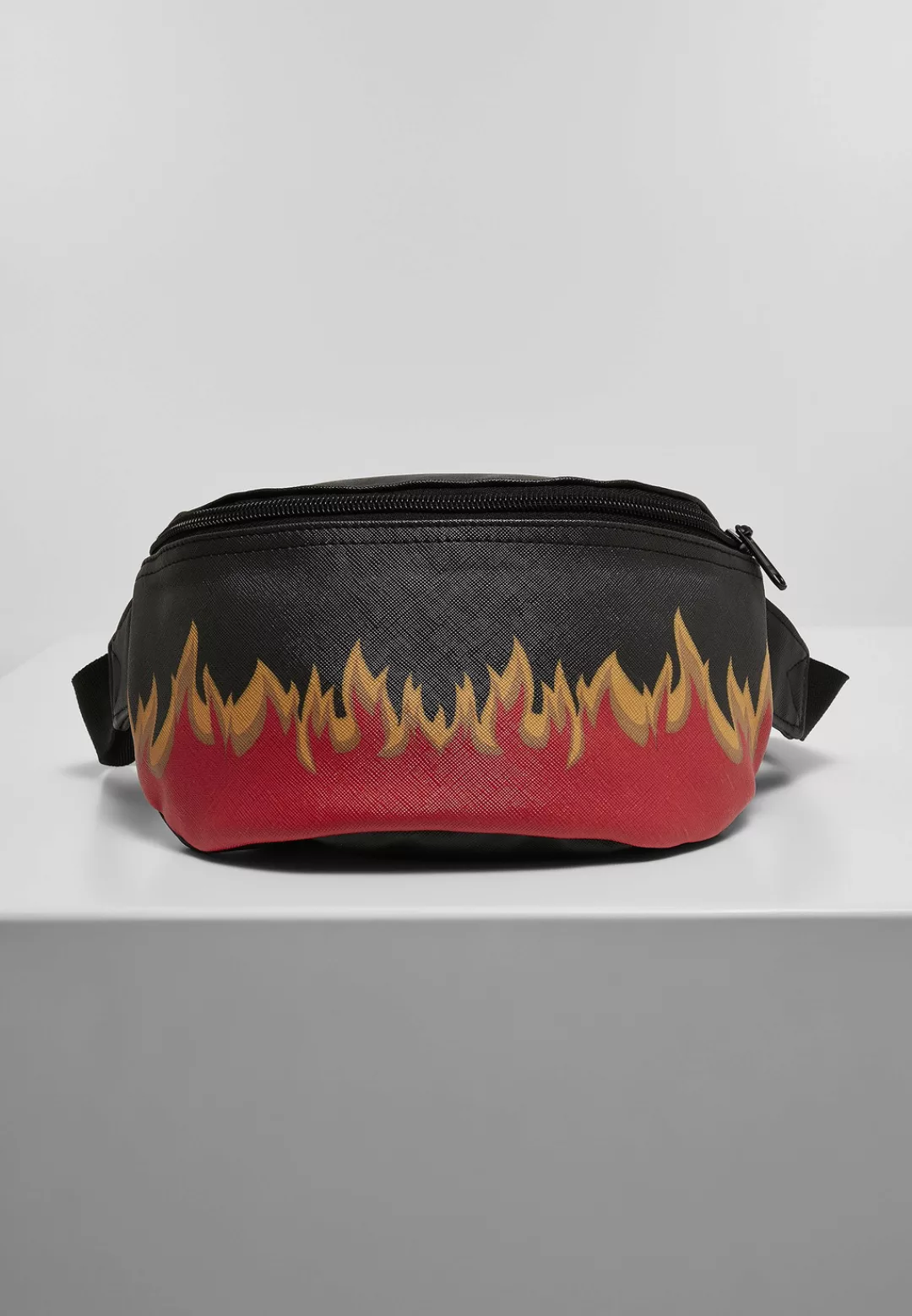MisterTee Handtasche "Accessoires Flame Print Leather Imitation Hip Bag", ( günstig online kaufen