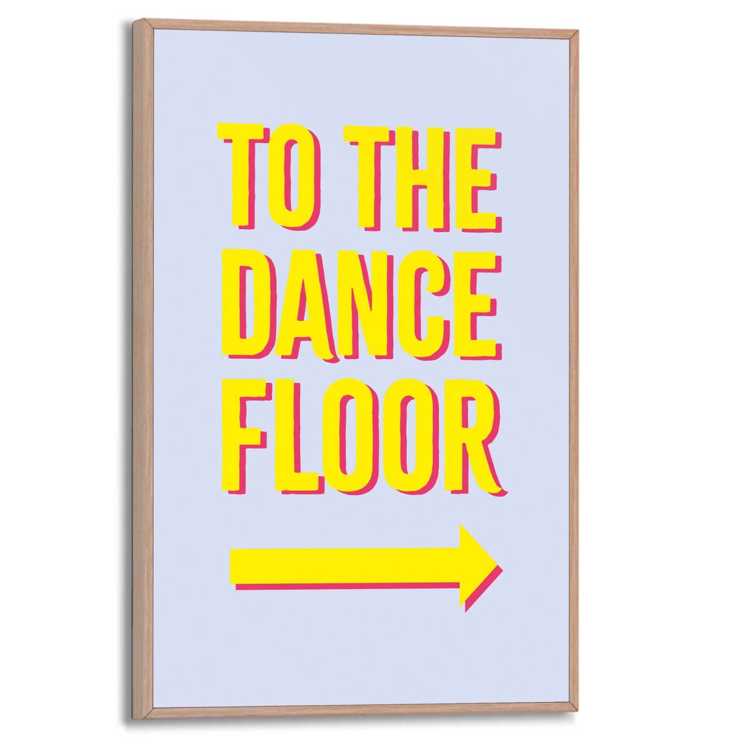 Reinders Gerahmtes Bild Dancefloor Man Cave 30 cm x 20 cm Gelb günstig online kaufen