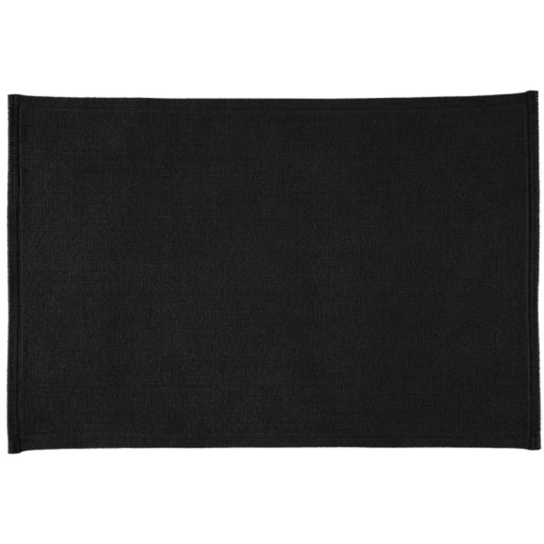 Rhomtuft - Badteppiche Plain - Farbe: schwarz - 15 - 70x120 cm günstig online kaufen