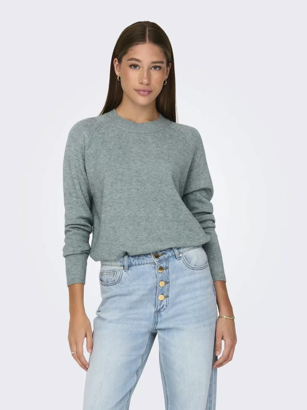 JDY Sweatshirt JDYMARCO L/S O-NECK SLIT PULL KNT N günstig online kaufen