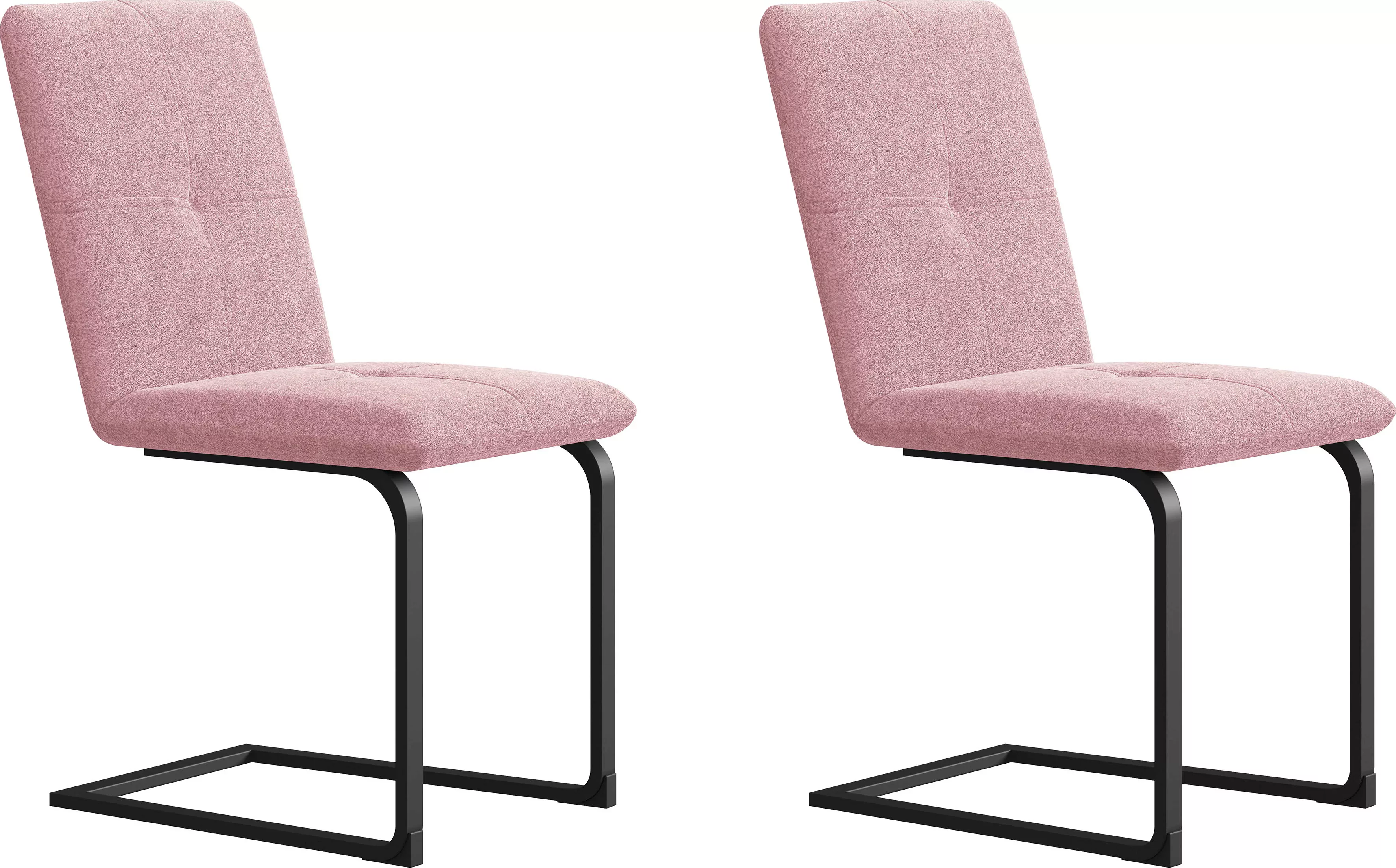 Home affaire Freischwinger "Vita", (Set), 2 St., Microfaser, mit verschiede günstig online kaufen
