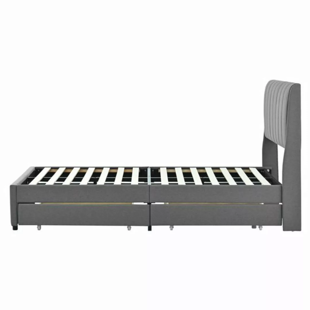 Rutaqian Polsterbett Doppelbett Jugendbett, Gästebett, 140 x 200 cm, modern günstig online kaufen