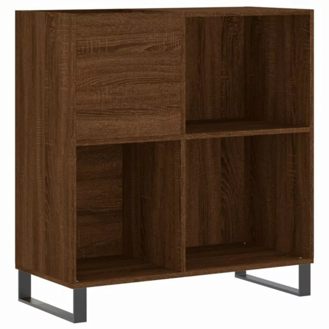 vidaXL Beistellschrank Plattenschrank Braun Eichen-Optik 84,5x38x89 cm Holz günstig online kaufen