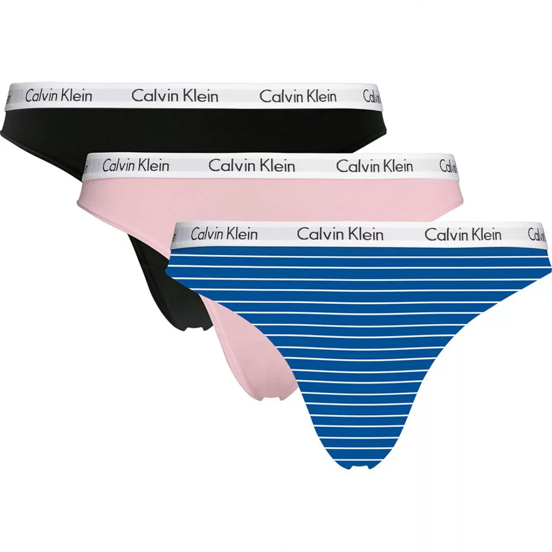 Calvin Klein Underwear Slip 3 Einheiten S Fstripekettle Blue / Sandrose / B günstig online kaufen