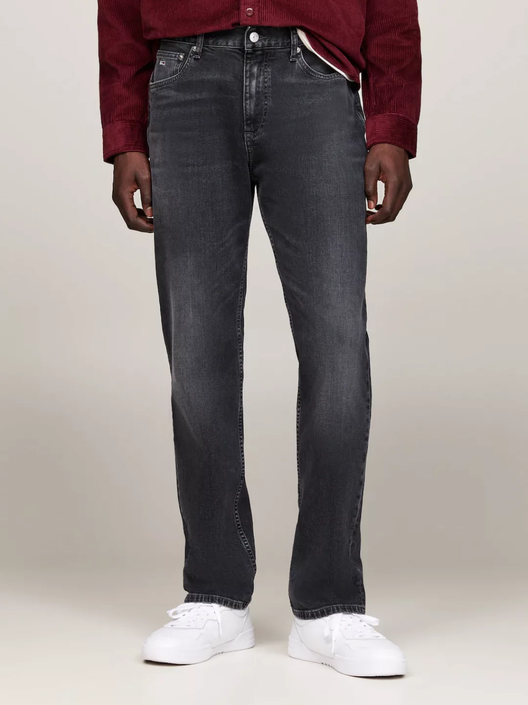 Tommy Jeans Regular-fit-Jeans RYAN RGLR STRGHT mit Logoprägung günstig online kaufen