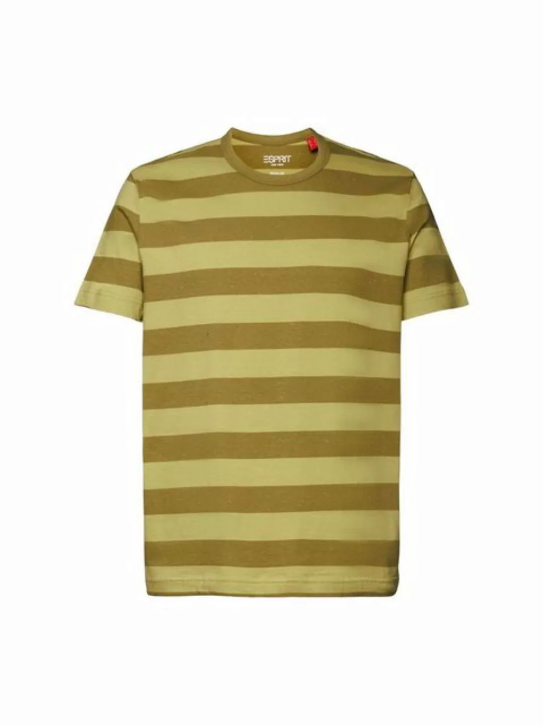edc by Esprit T-Shirt Gestreiftes T-Shirt mit Knötchengarn (1-tlg) günstig online kaufen