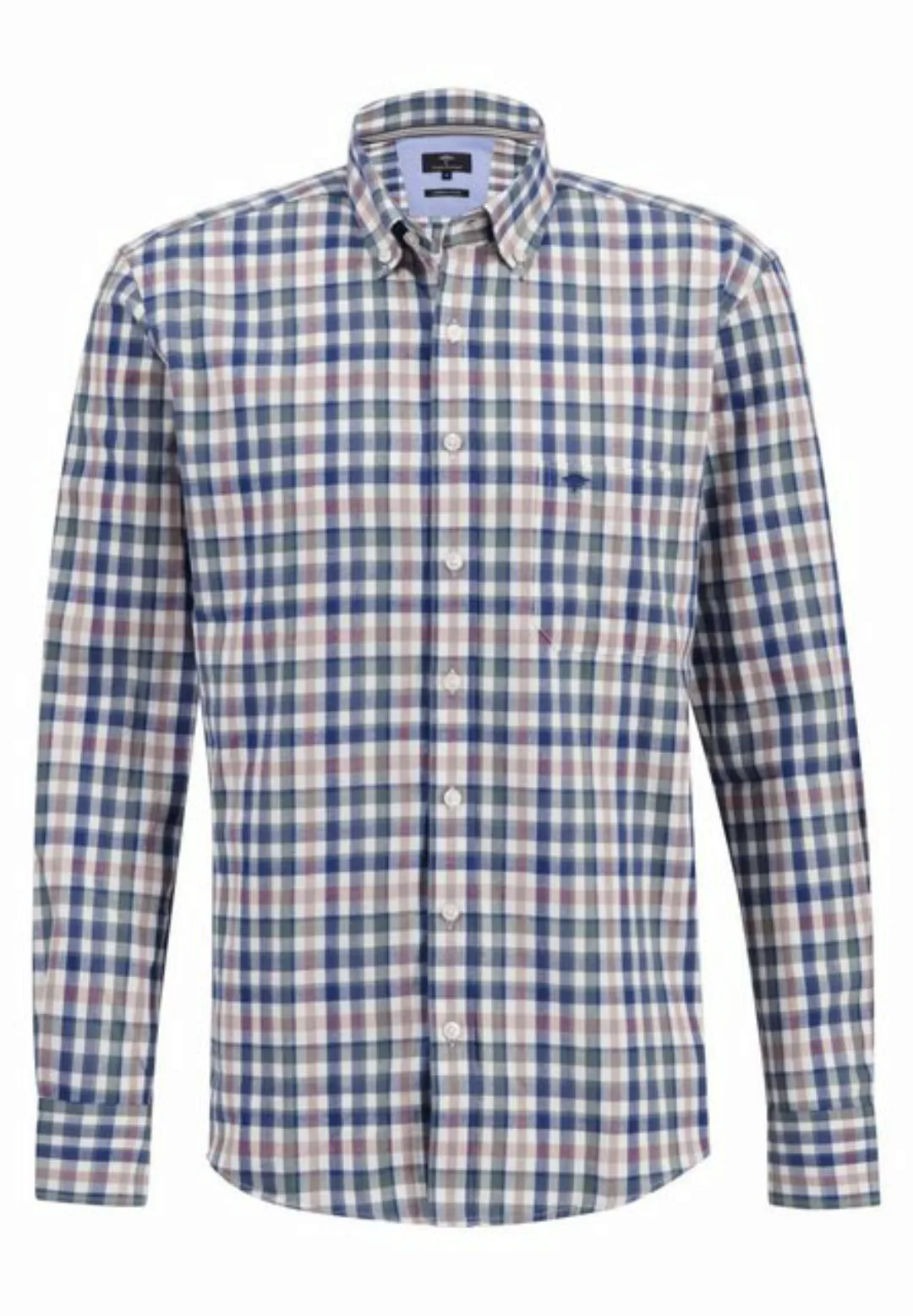 FYNCH-HATTON Langarmshirt Seasonal Check, B.D., 1/1 günstig online kaufen