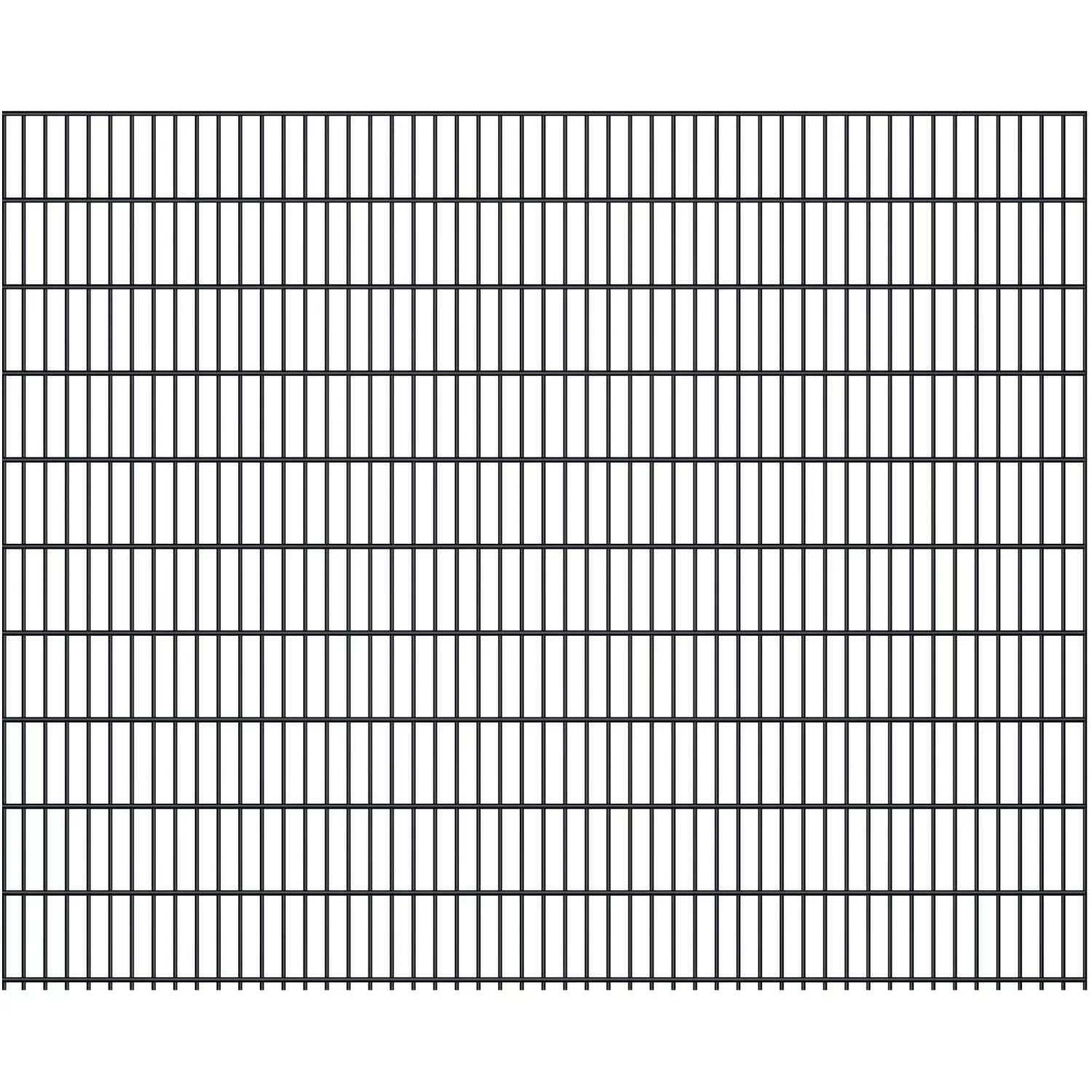 Doppelstabmatte 8/6/8 mm Anthrazit 250 cm x 203 cm günstig online kaufen