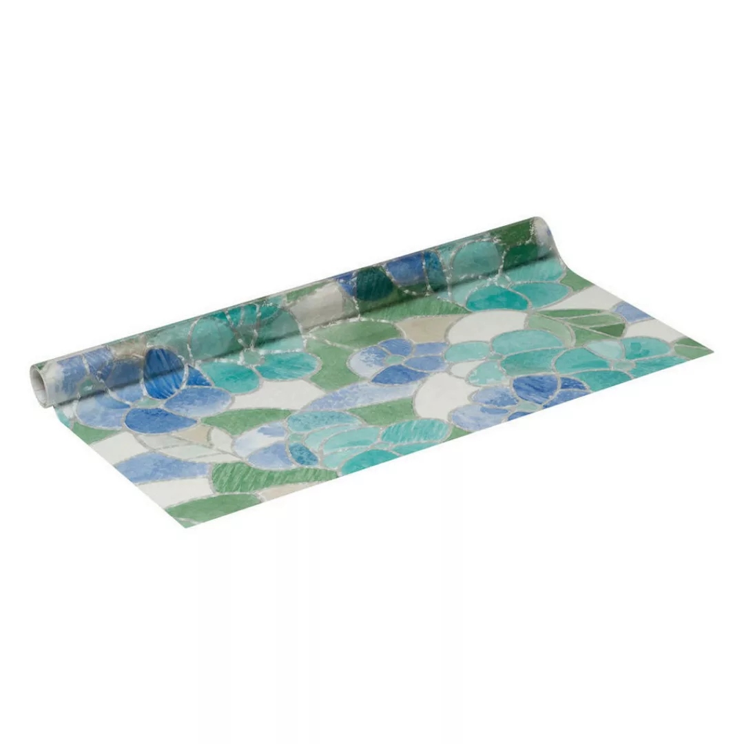 d-c-fix Klebefolie Transparent Lisboa Blau 200 cm x 45 cm günstig online kaufen