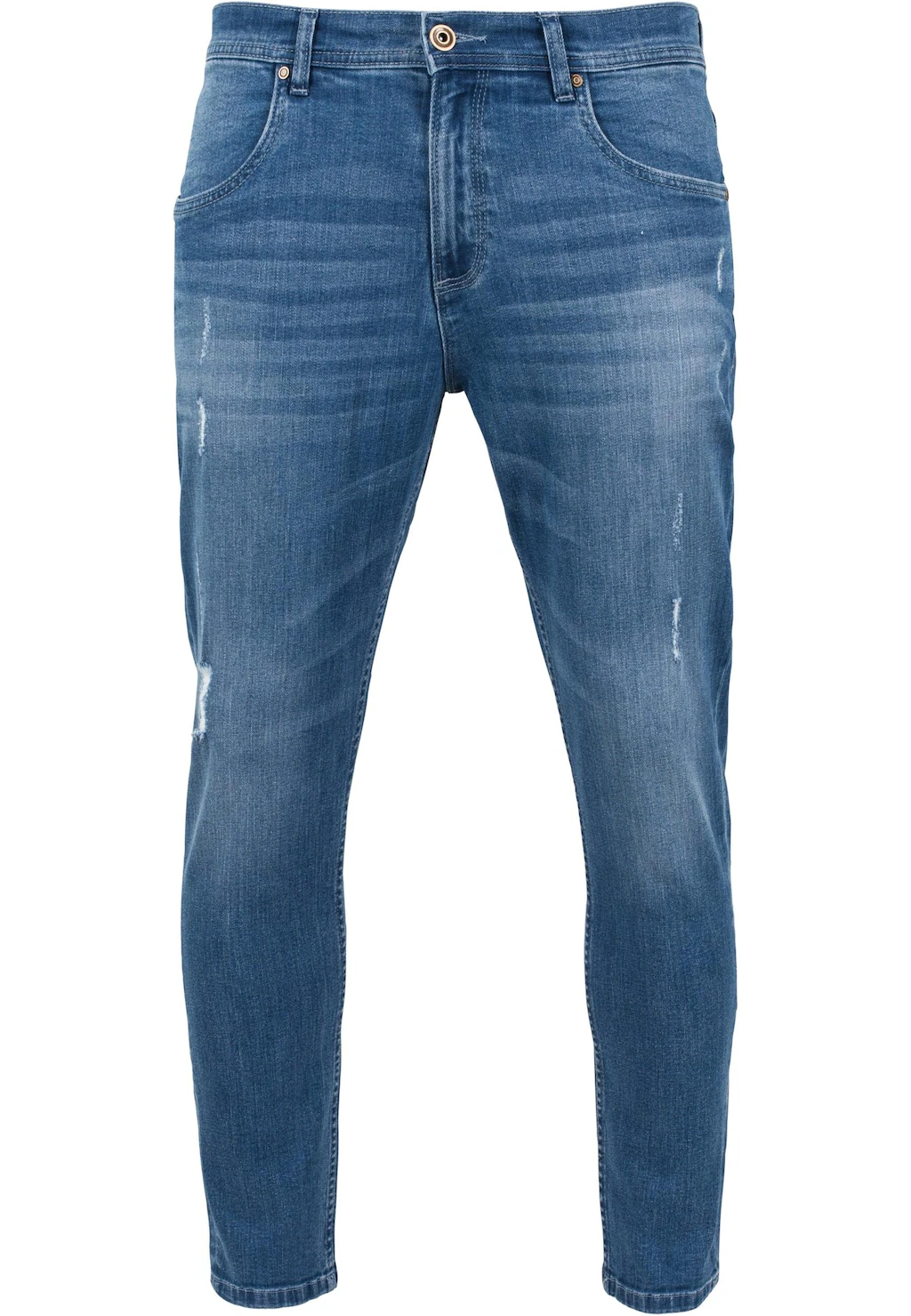 URBAN CLASSICS Bequeme Jeans "Urban Classics Herren Skinny Ripped Stretch D günstig online kaufen