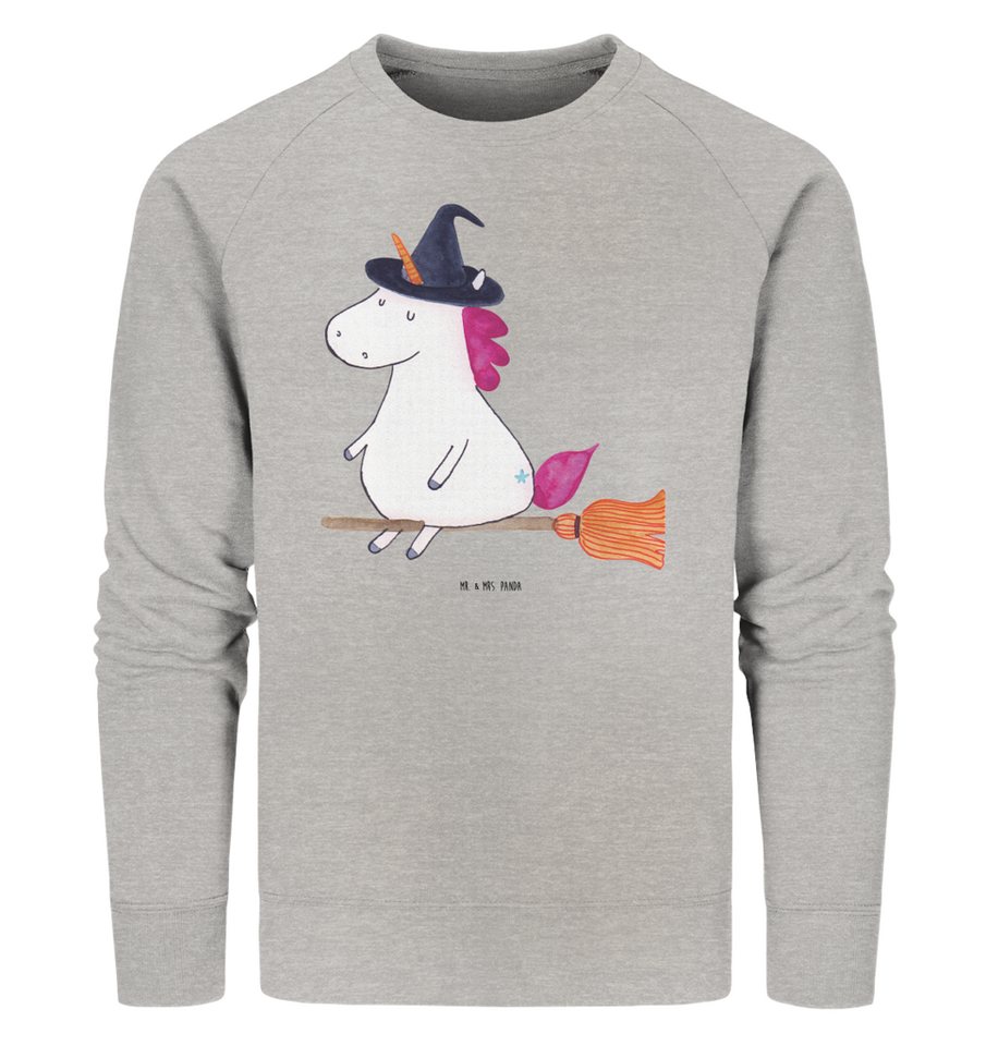 Mr. & Mrs. Panda Longpullover Größe XL Einhorn Hexe - Heather Grey - Gesche günstig online kaufen